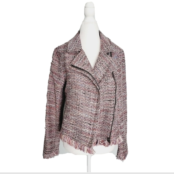 NEW Cupcakes and Cashmere Canter Tweed Jacket Pink - Picture 3 of 6